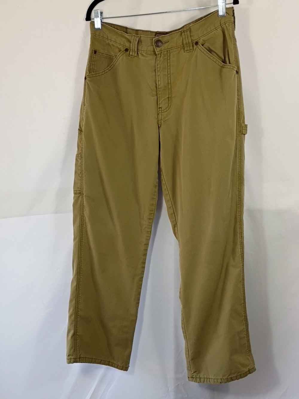 C.E. Schmidt Workwear Carpenter Flannel Lined Pants Mens 32x30 Tan Winter Work